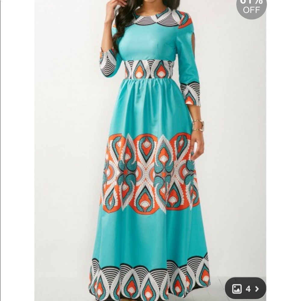 Long maxi dress